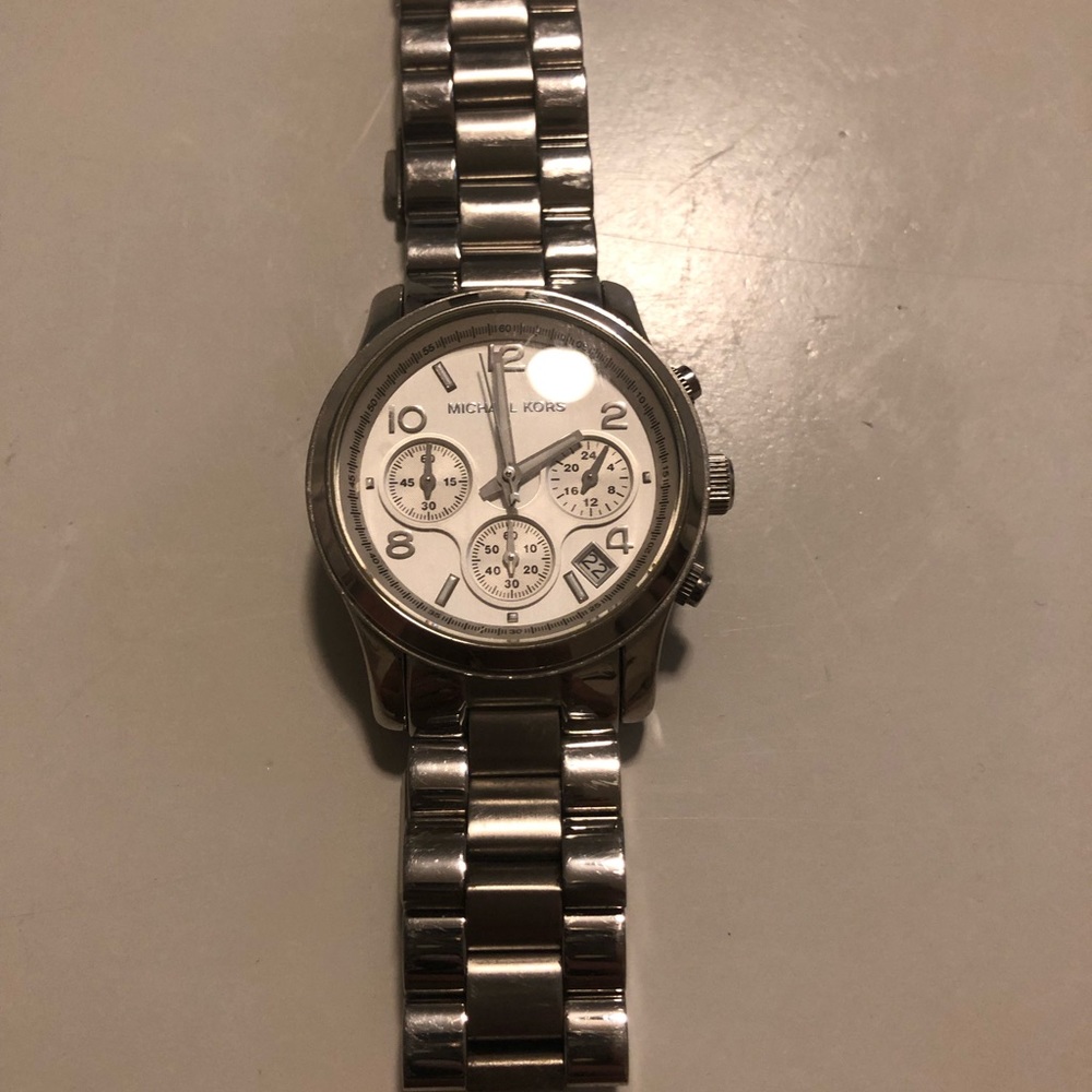 Michael Kor’s Silver Watch